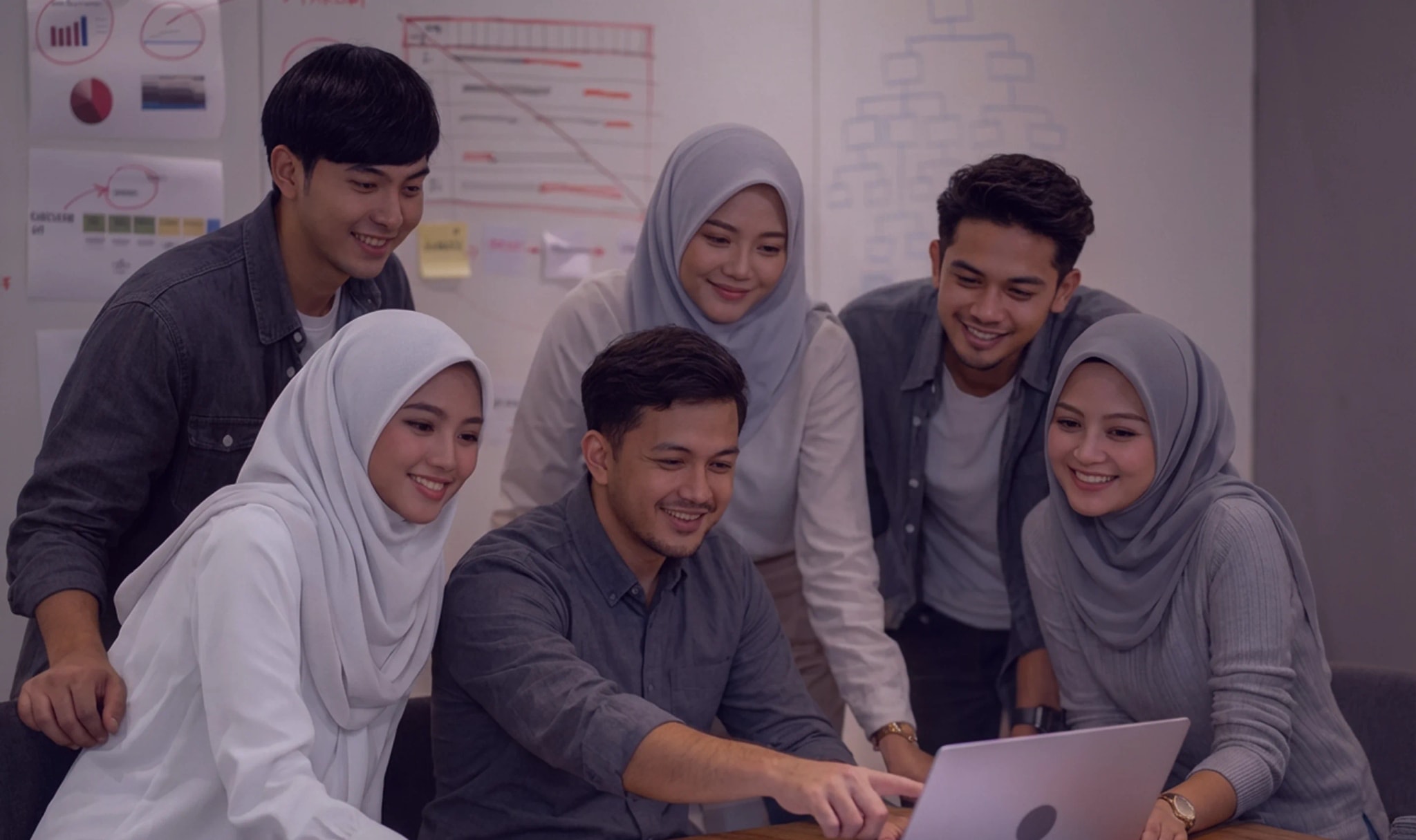 Team working together