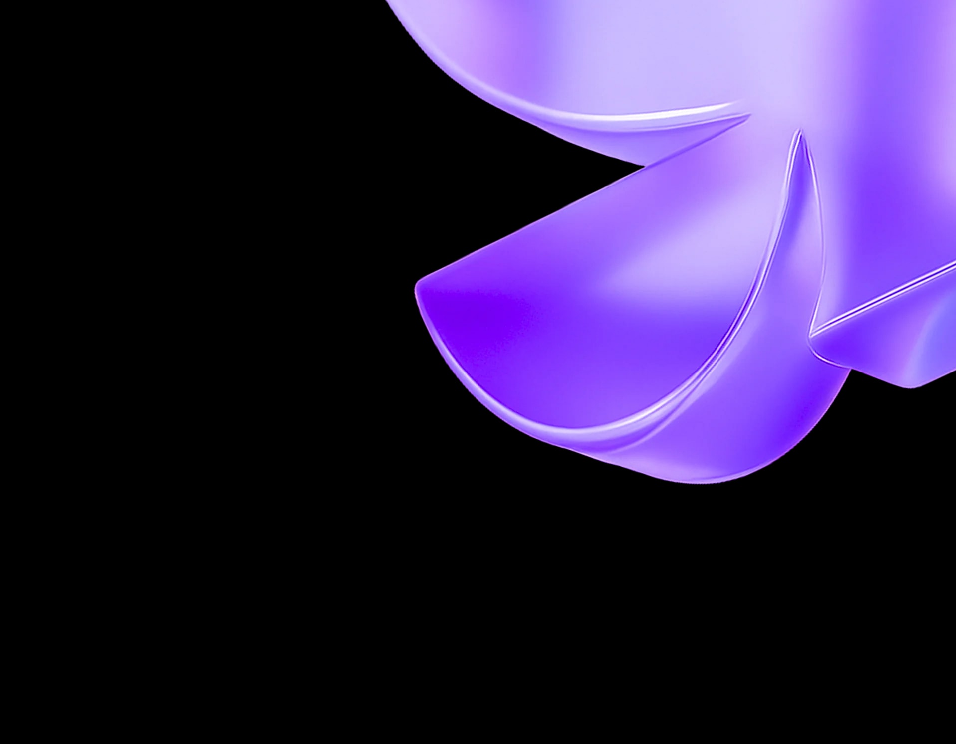 3D Purple Shape