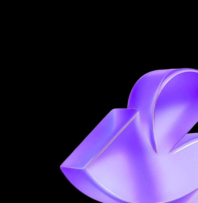 3D Purple Shape